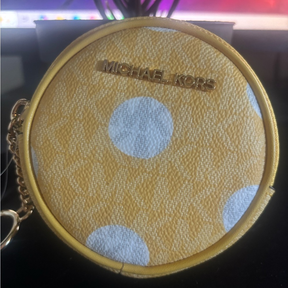 Small Polka Dot SIG Logo Coin Pouch